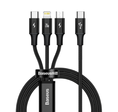 Baseus rapid charge usb to lightning data cable